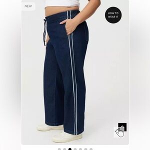 Torrid Mid Rise Wide Leg Jeans